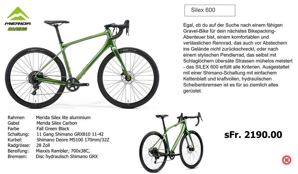 Cyclocross kaufen: MERIDA Silex 6000 Nouveau