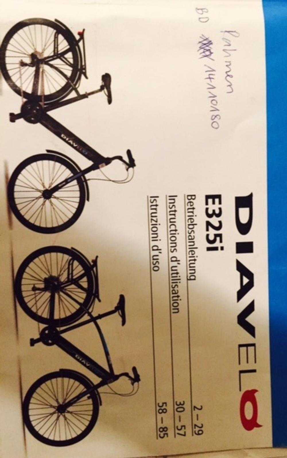 E-Bike kaufen: E-BIKE Diavelo E325i Occasion