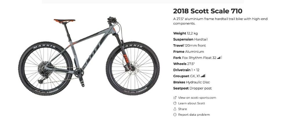 Vélo de course kaufen: SCOTT Scale 710 Occasion
