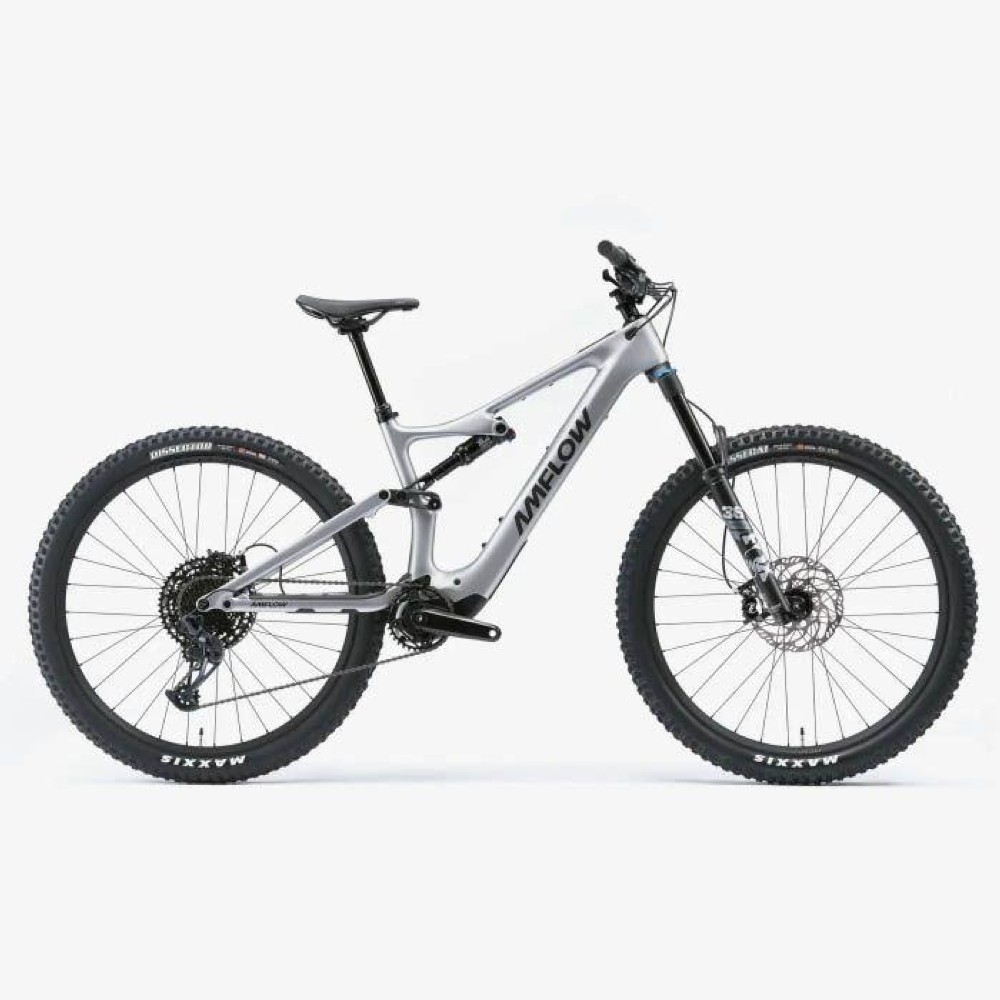 E-Bike kaufen: E-BIKE AMFLOW Carbon Silver - 800Wh Neu