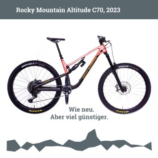  Mountainbike kaufen: ROCKY MOUNTAIN Altitude C70 Testvelo